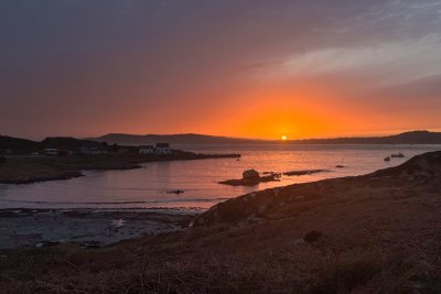 West coast sunsets at An Taigh Cuil