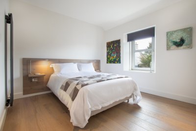 The spacious master double bedroom is on the first floor
