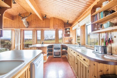 Spacious and light kitchen