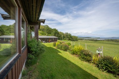 Lovely sea views from the lodge