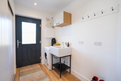 Make use of the hallway storage space for coats, binoculars and hiking boots