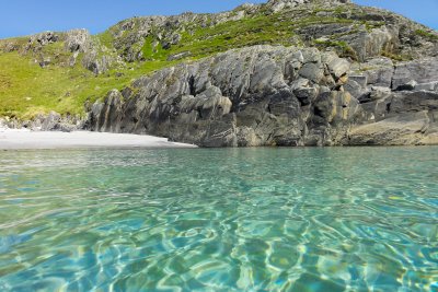 The clear blue seas this area of Mull is known for