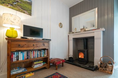 Cosy stove in the living room