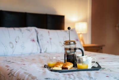 Treat yourselves to breakfast in bed