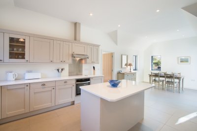 Stunning open plan kitchen and dining area