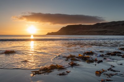 Sunset on Calgary beach