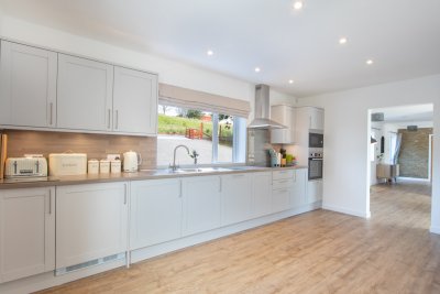 Lots of counter space makes meal preparation a breeze