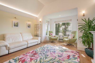 A light-filled living area you'll want to while away the days enjoying