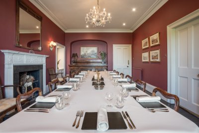 Dine in splendour with sea views and opulent furnishings