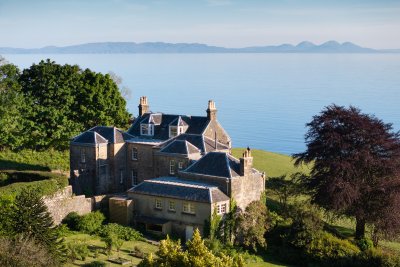 Carsaig House's stunning location looking out to the Atlantic
