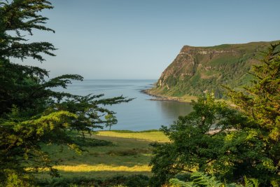 Venture down to Carsaig Bay for dramatic island scenery