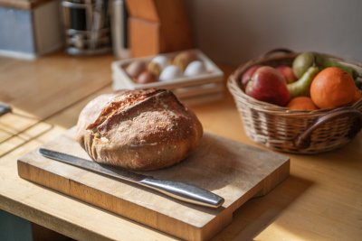 Enjoy local flavours and perhaps some baked goods from the cafe next door
