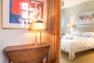 Hallway and entrance to bedroom