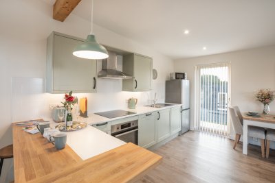 Pull up a seat at the sociable breakfast bar