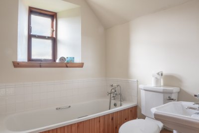 Family bathroom with bath, WC and basin