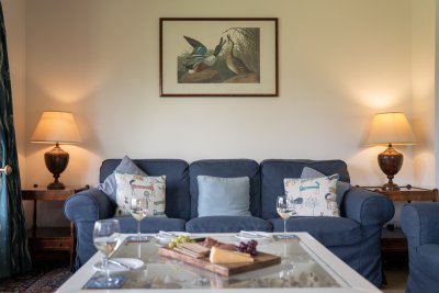 Artworks give the cottage plenty of character