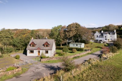 Corrieyairack's setting within easy reach of the local pub (right)