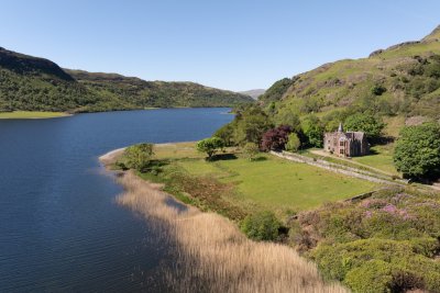 Explore the shoreline and the gardens that stretch down to the water