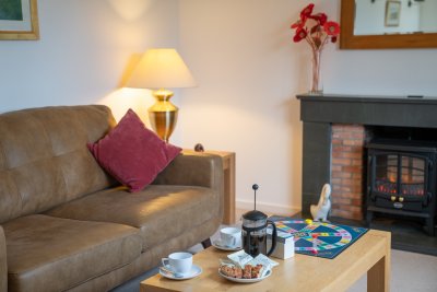 Cosy up with a good book or a glass of wine