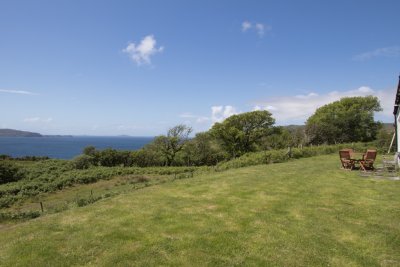 Front lawn at Cuan Choluim Cille