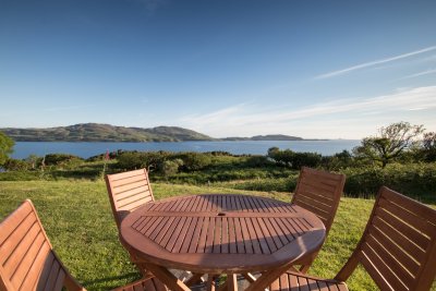 Outdoor seating with a view!