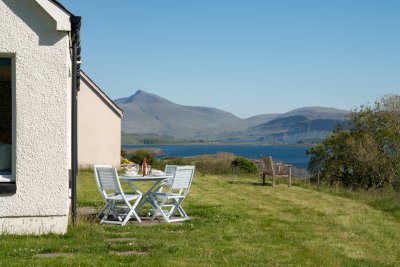 Looking past Cuan Choluim Chille to Ben More across the water