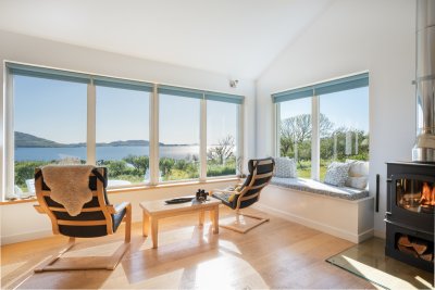 Watch the tides change and wildlife from the window here