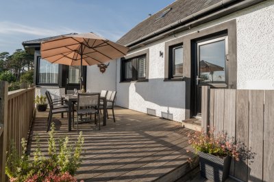 Lovely decking at Cuin Beag
