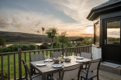 Enjoy west coast sunsets from the cottage