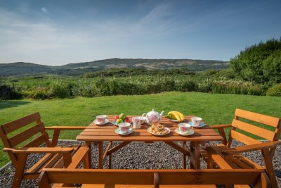 Soak up the sun and watch the wildlife from the outdoor dining area
