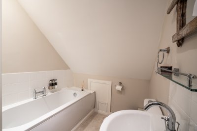 Second bathroom serving the master bedroom on the first floor