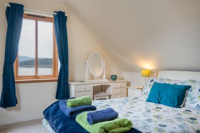 Lovely sea views from the master double on the first floor
