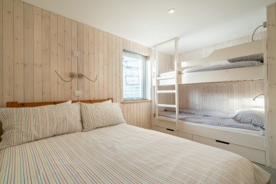 The second double bedroom offering flexible accommodation with bunks too