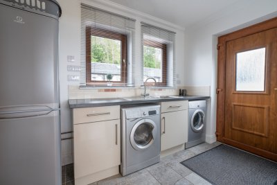 The convenient utility room means this cottage truly does have everything you need