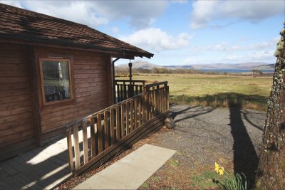 Side of the lodge