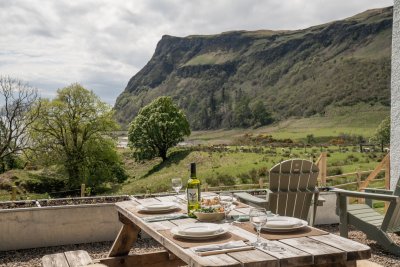 Dine alfresco with staggering views