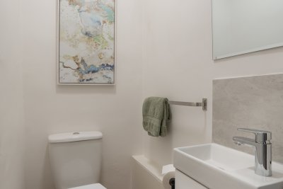 The ground floor WC