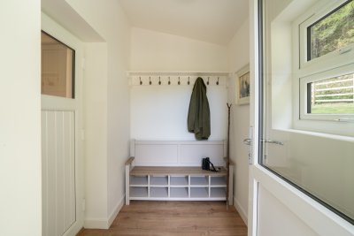 Handy porch to stow belongings