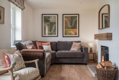 Artworks and soft furnishings add character aplenty