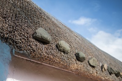 Thatched roof of Fisherman's Bothy