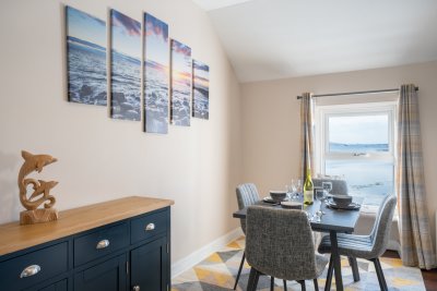 Excellent view of the harbour from the dining area