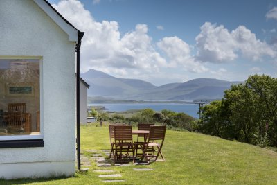 Enjoy the amazing views with a coffee alfresco in the garden