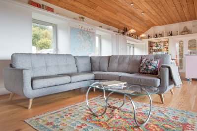 Seating area in the living room