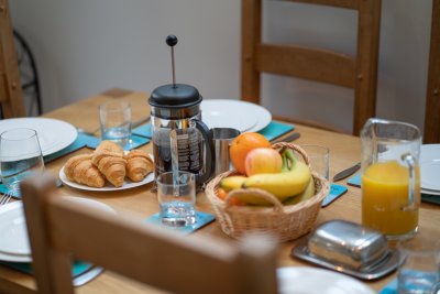 Settle in and enjoy rest and relaxation at Half Moon House
