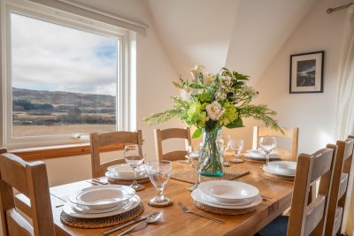 Dinner with a view, great for wildlife spotting at every opportunity