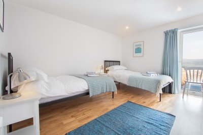 Twin bedroom in the cottage