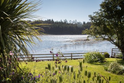 Delightful views from the garden at Heron View