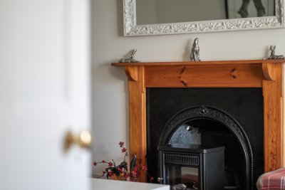 Entering the dining area in the cottage