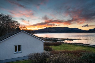 Sunset at Katrine Cottage