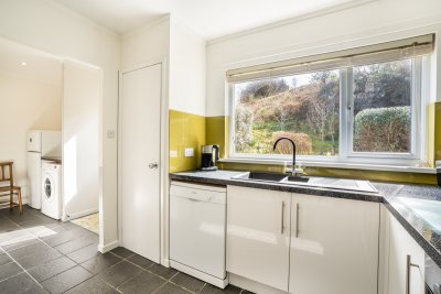 Kitchen and utility/entrance area